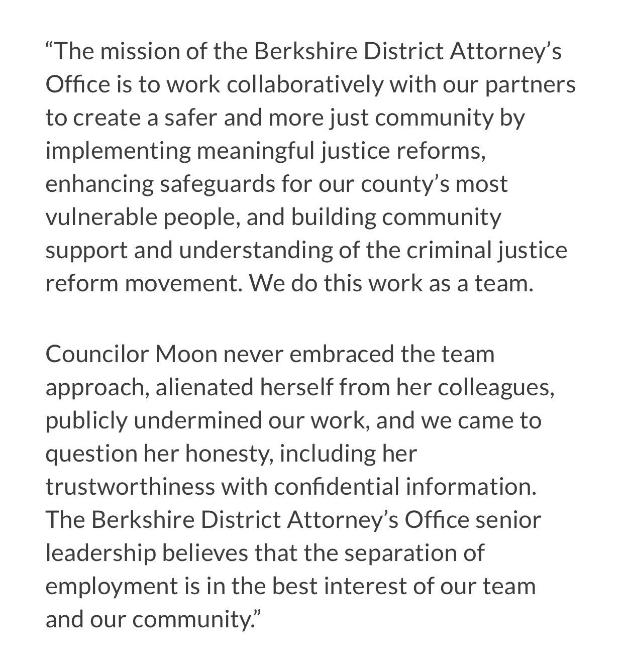WAMC statement